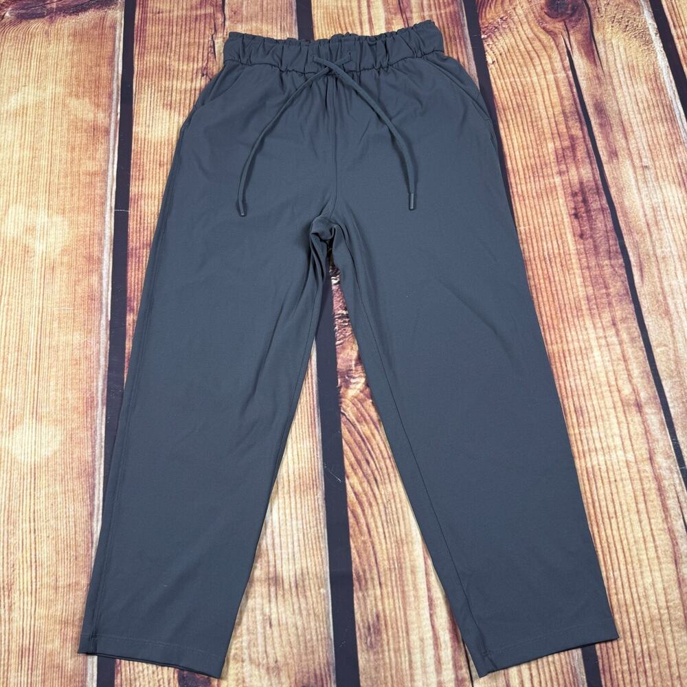 Lululemon Pants Womens 4 Blue Gray Keep Moving High Rise Jogger Workout Lounge
